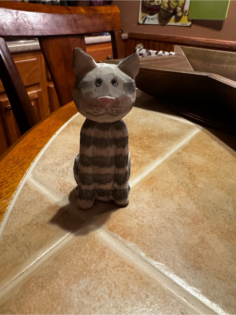 Eddie Walker Folk Art Tabby Cat 🐱